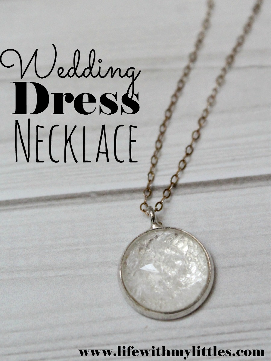 Things to Do With Your Wedding Dress: Necklace Tutorial (640 x 853 Pixel)