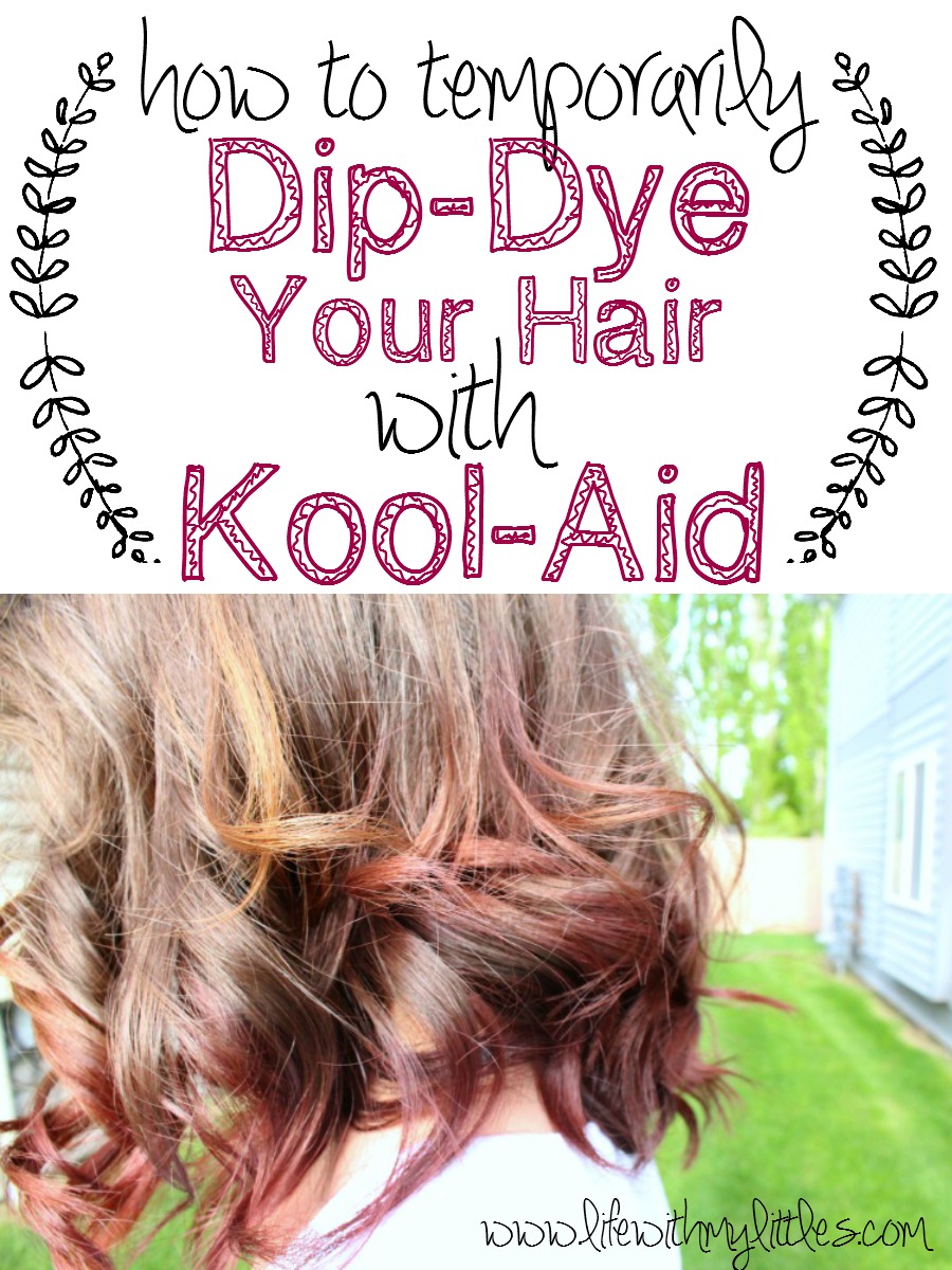 DIY Blonde Hair with Pink Dip-Dye!