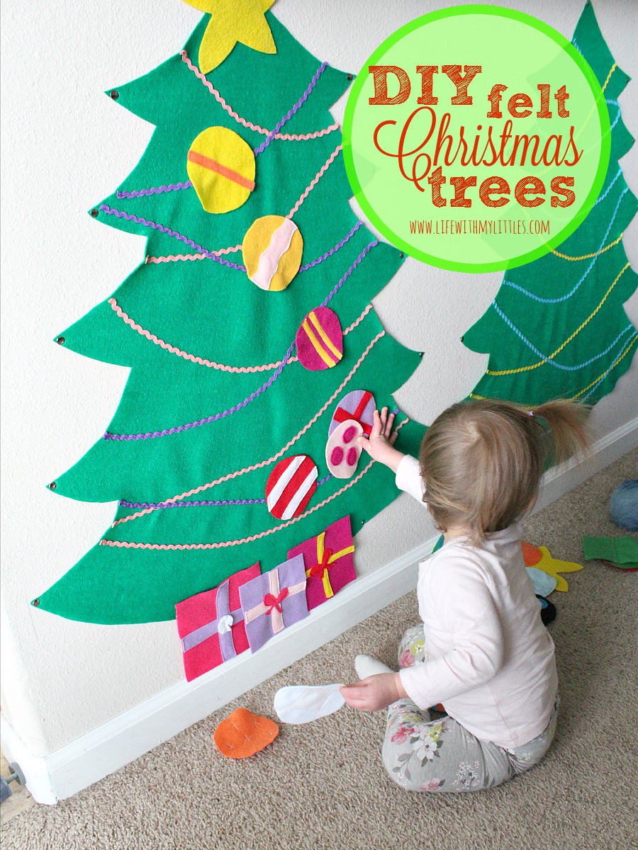 Sticky Tree: Holiday Craft for Toddlers - Toddler Approved