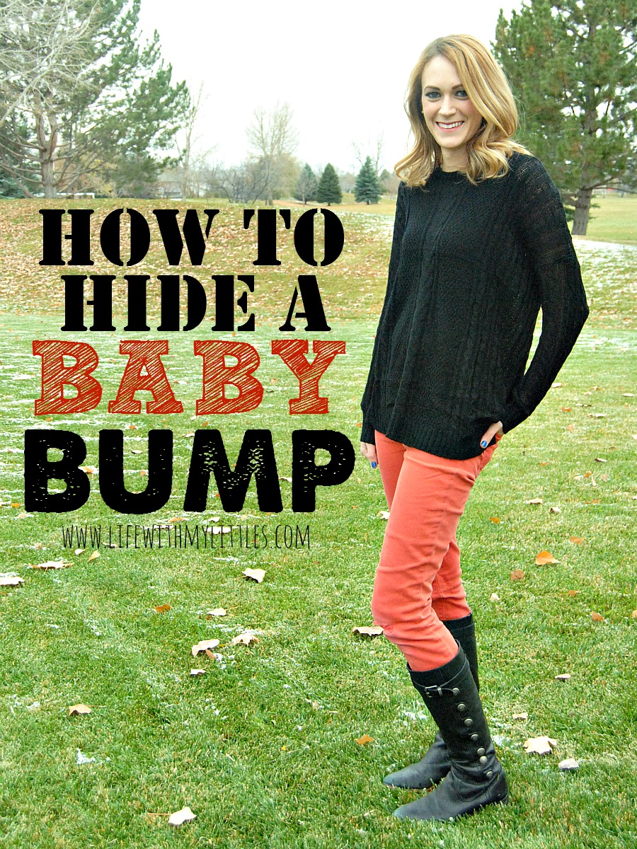 How to Hide a Baby Bump - Life With My Littles