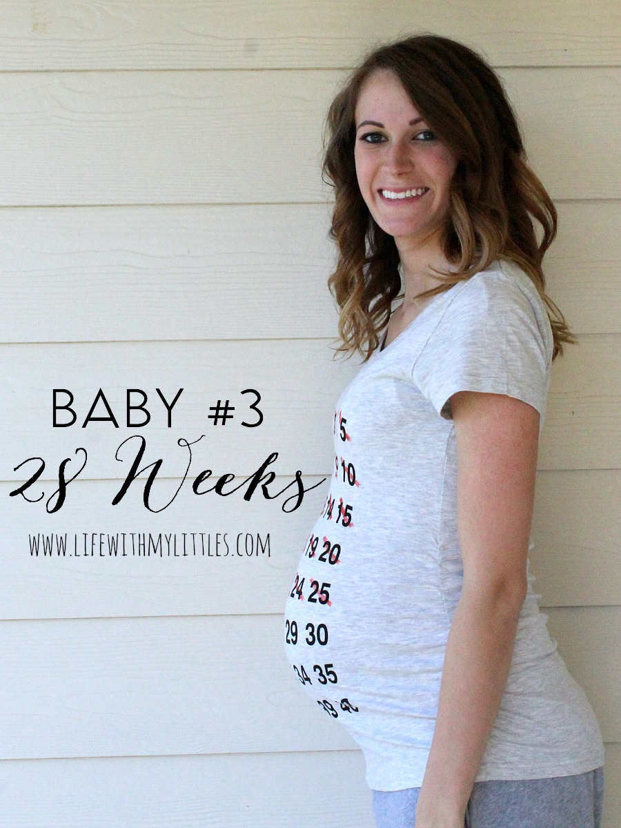 Baby #3 Pregnancy Update: 28 Weeks - Life With My Littles