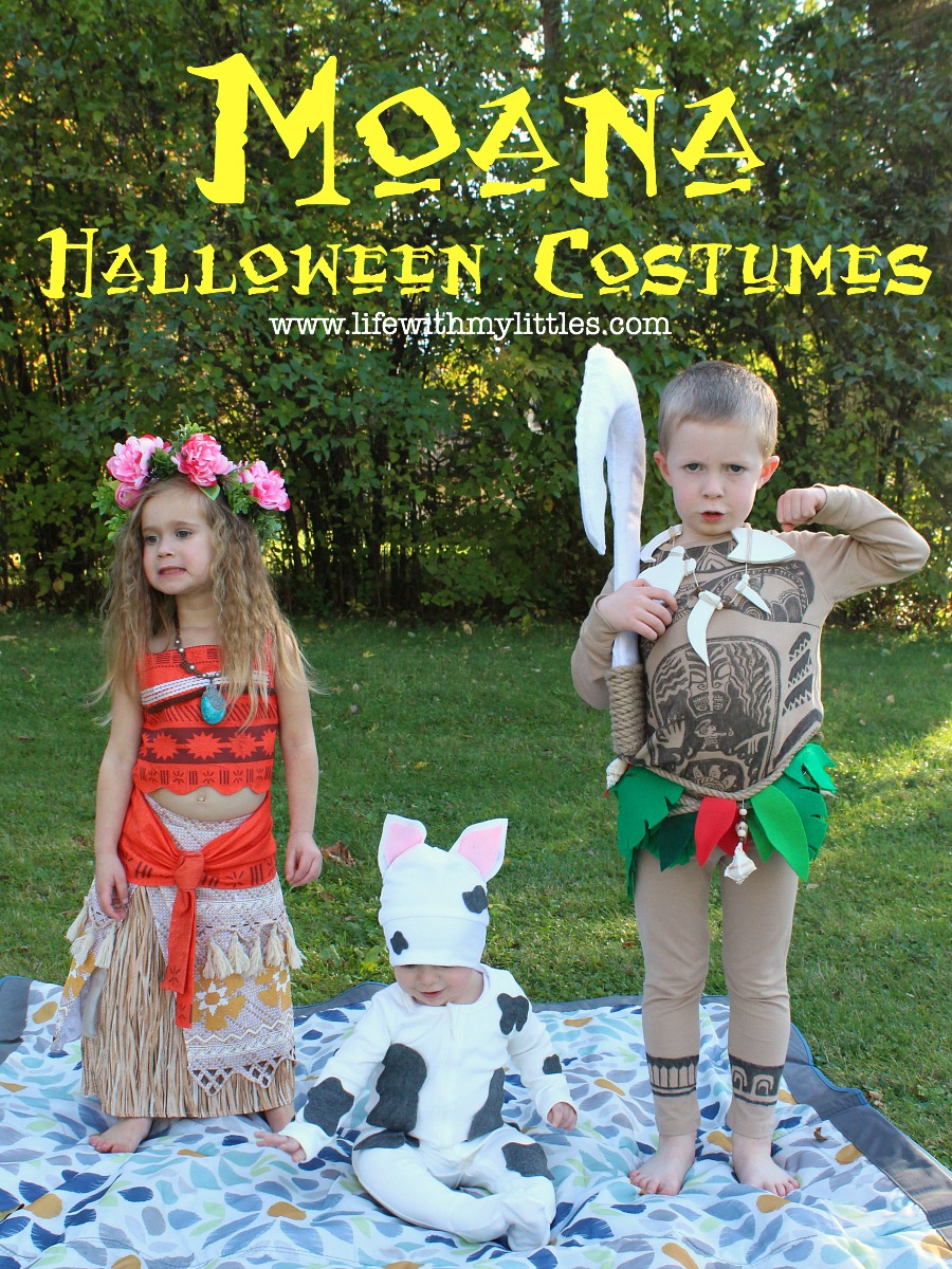 Diy Moana Family Halloween Costumes Life With My Littles