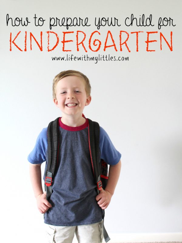 How to Prepare Your Child for Kindergarten - Life With My Littles