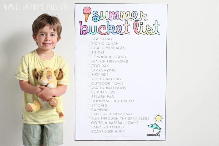 Summer bucket list 2021 for Kids/Toddlers